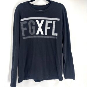 Black Flag Nor Fail Long Sleeve T Shirt Spellout Print‎ Unisex Women's Medium